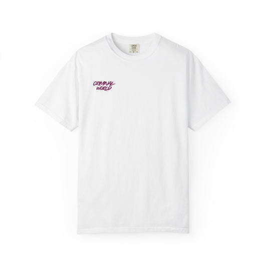 Criminal World Skull Graphic T-Shirt