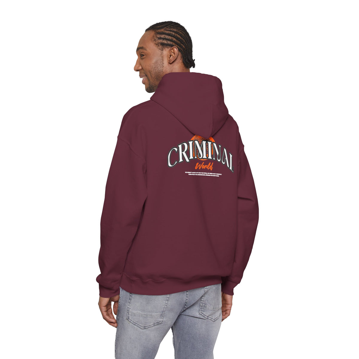 GLOBE LOGO HOODIE - CRIMINAL WORLD