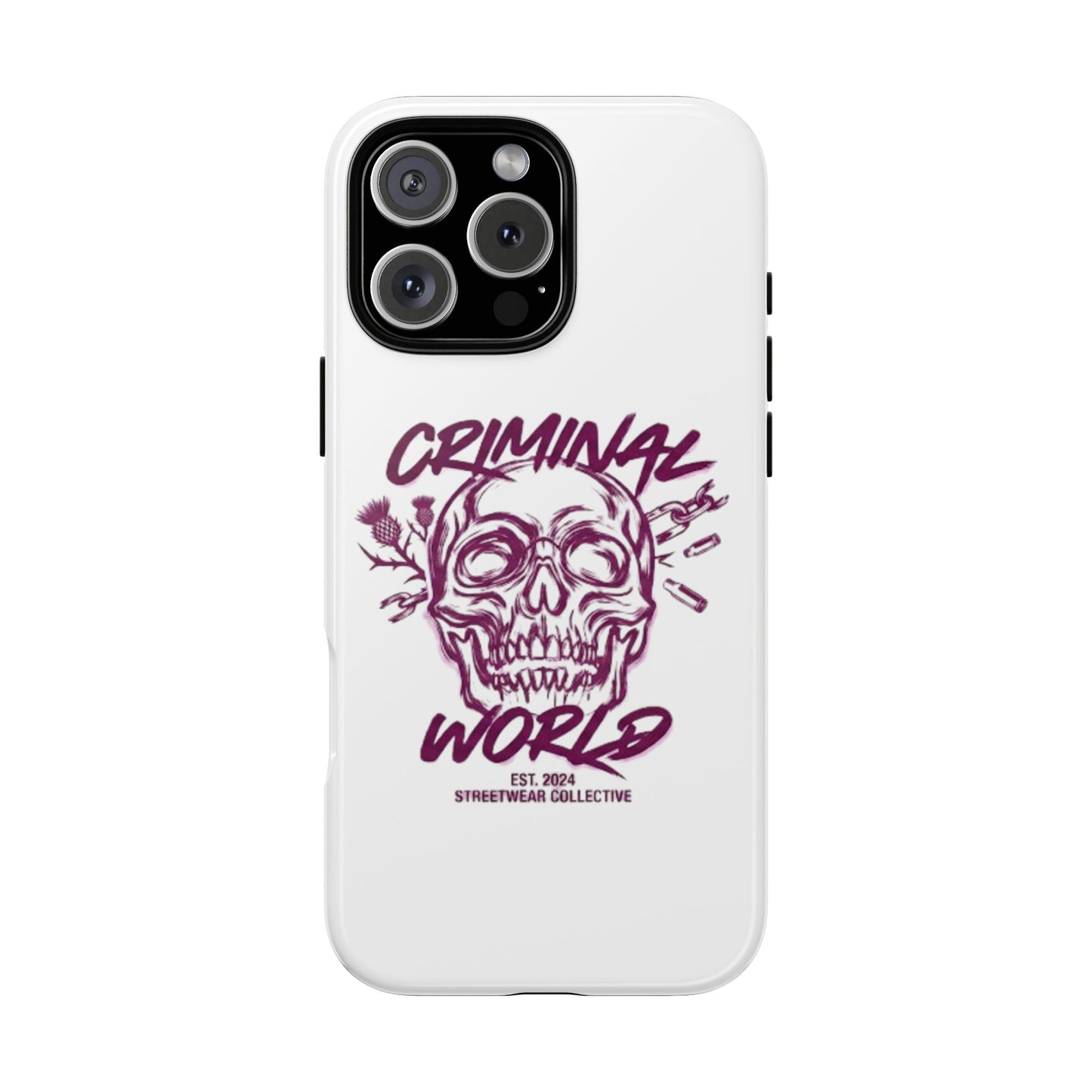 Criminal World Skull Graphic Protective Cover