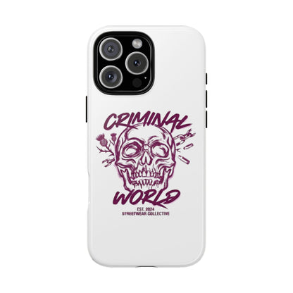 Criminal World Skull Graphic Protective Cover