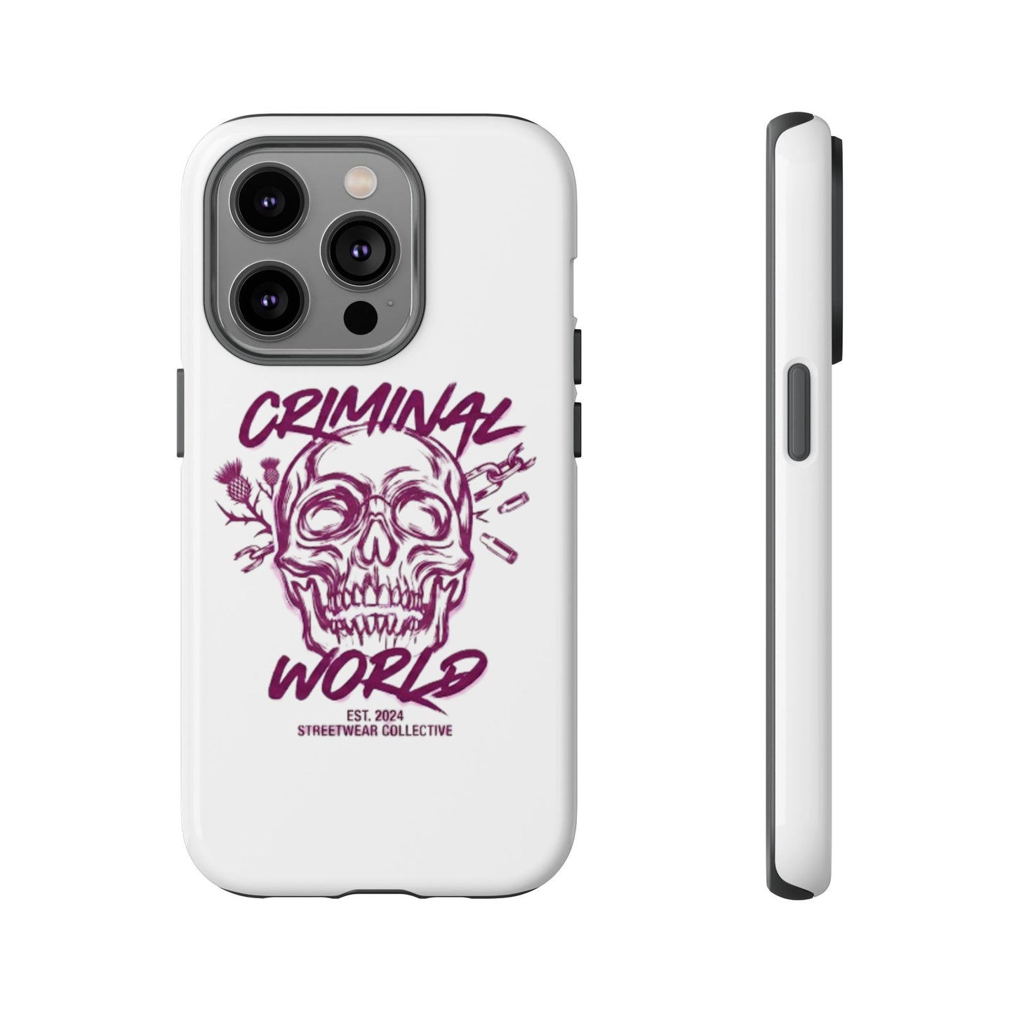 Criminal World Skull Graphic Protective Cover