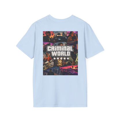 Criminal World Logo T-Shirt — Minimal Streetwear Graphic Tee