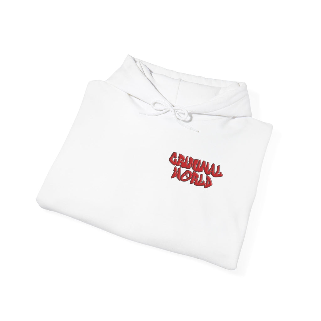 RED BALACLAVA HOODIE - CRIMINAL WORLD