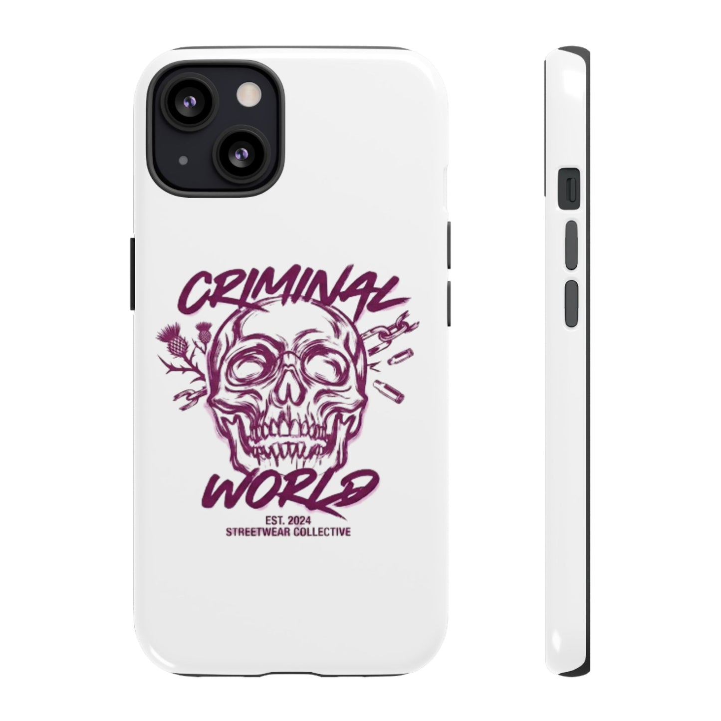 Criminal World Skull Graphic Protective Cover