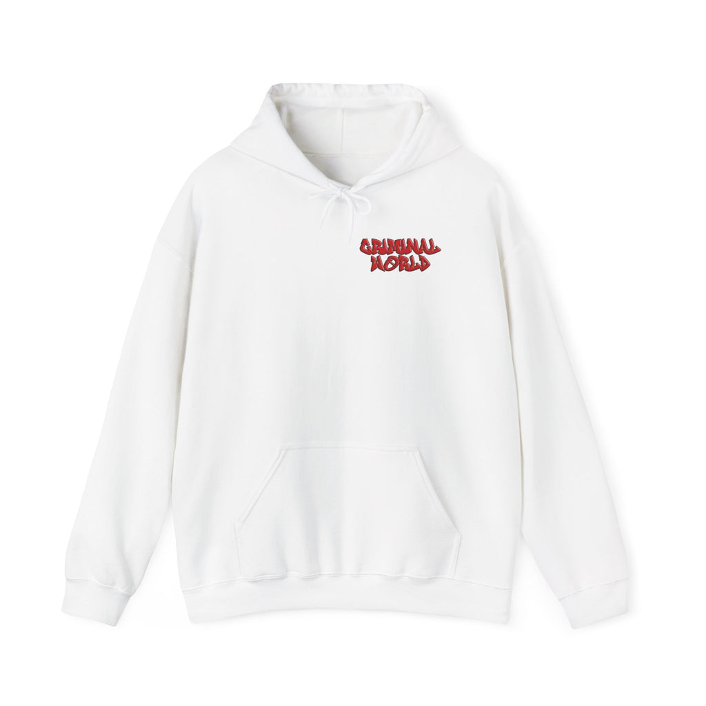 RED BALACLAVA HOODIE - CRIMINAL WORLD