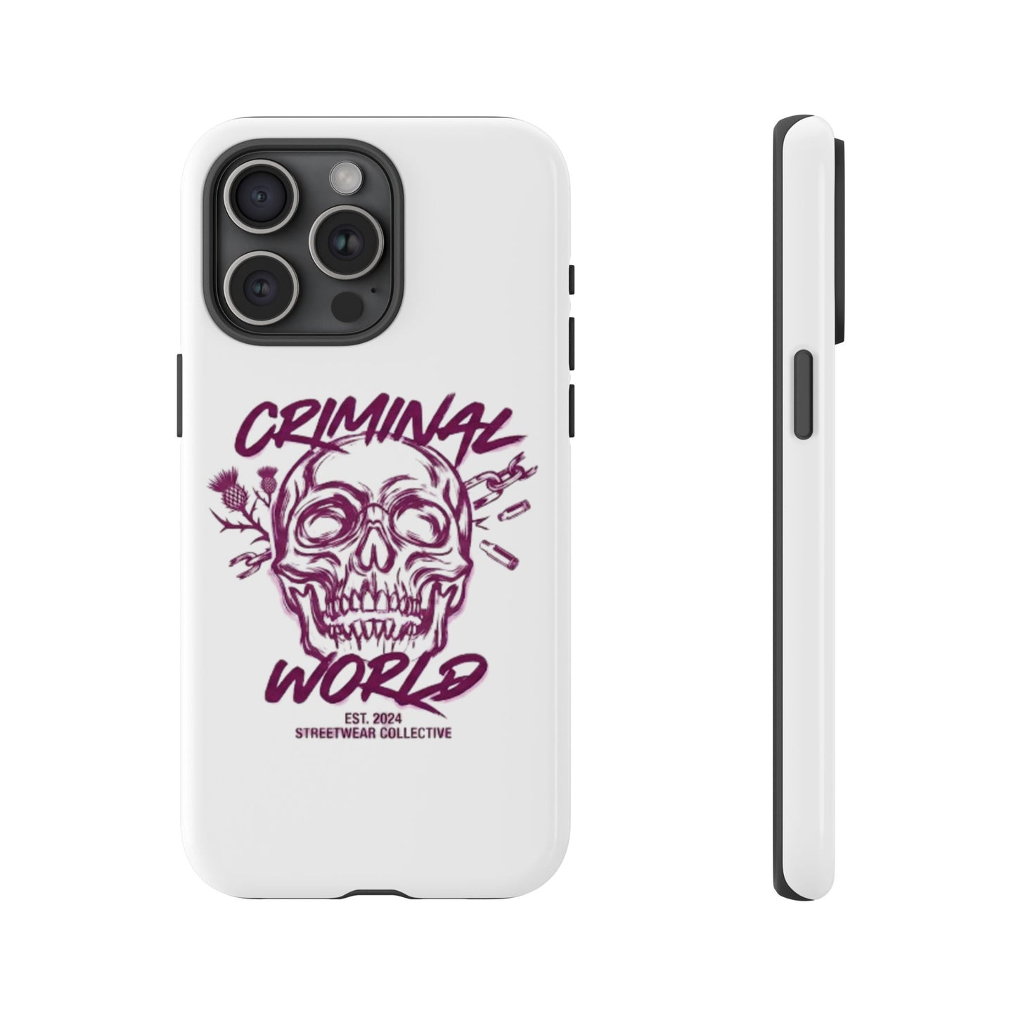 Criminal World Skull Graphic Protective Cover