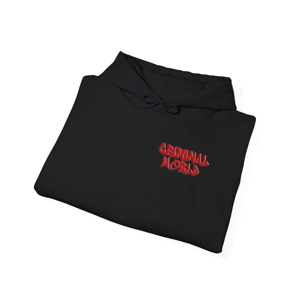 RED BALACLAVA HOODIE - CRIMINAL WORLD