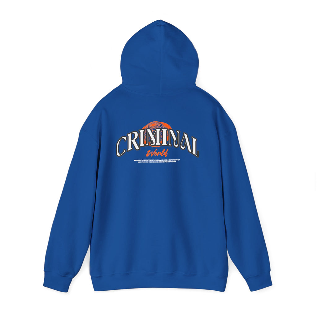 GLOBE LOGO HOODIE - CRIMINAL WORLD