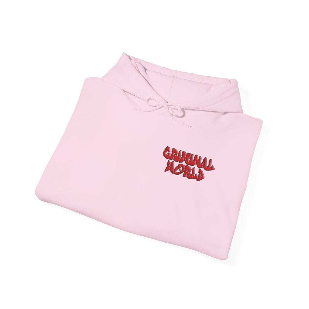 RED BALACLAVA HOODIE - CRIMINAL WORLD