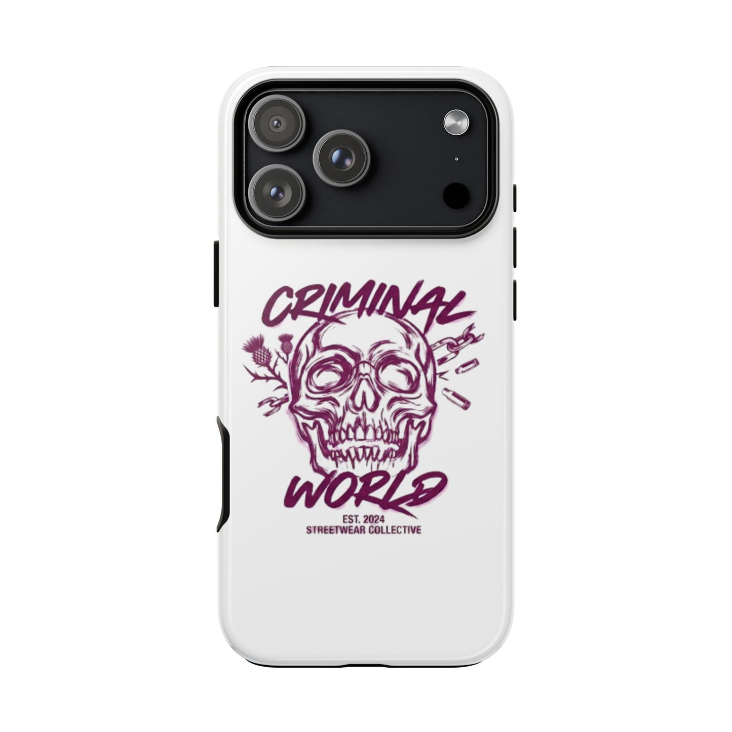 Criminal World Skull Graphic Protective Cover