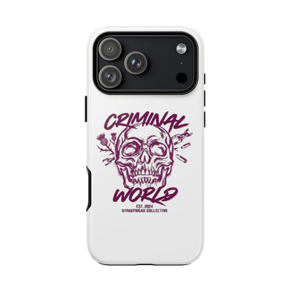 Criminal World Skull Graphic Protective Cover