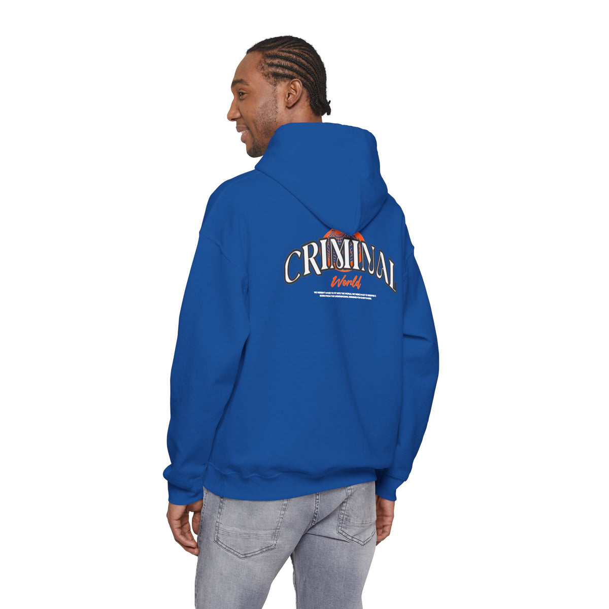 GLOBE LOGO HOODIE - CRIMINAL WORLD