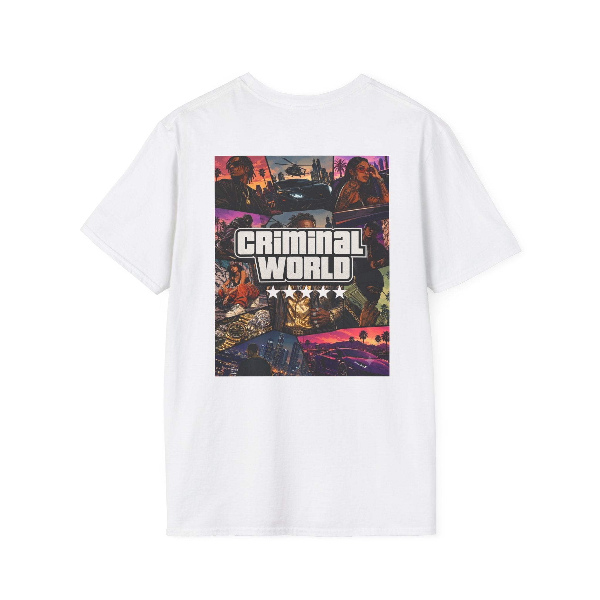 GTA 5 STARS T-SHIRT - CRIMINAL WORLD