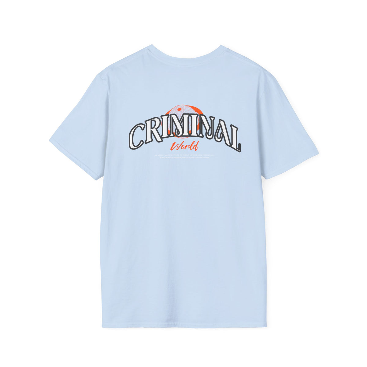 GLOBE LOGO T-SHIRT - CRIMINAL WORLD