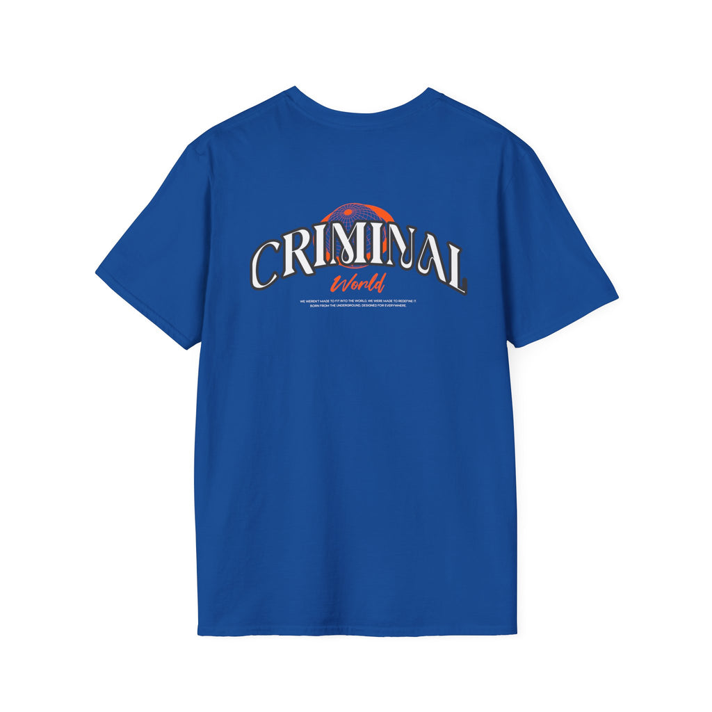 GLOBE LOGO T-SHIRT - CRIMINAL WORLD