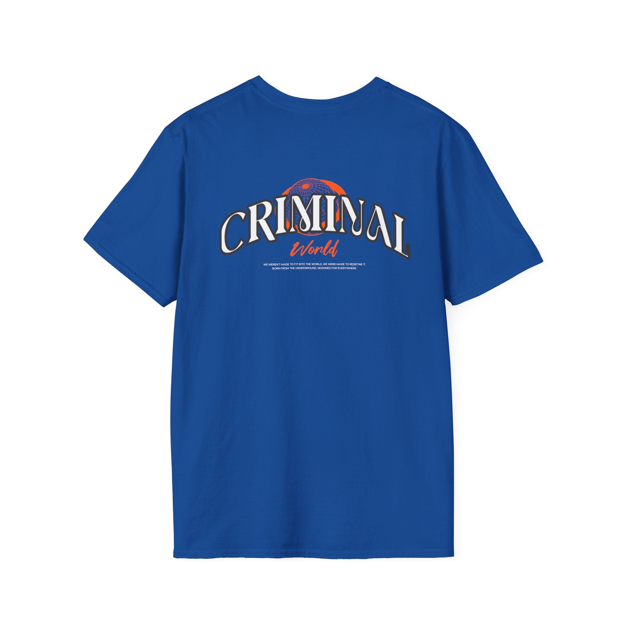 GLOBE LOGO T-SHIRT - CRIMINAL WORLD