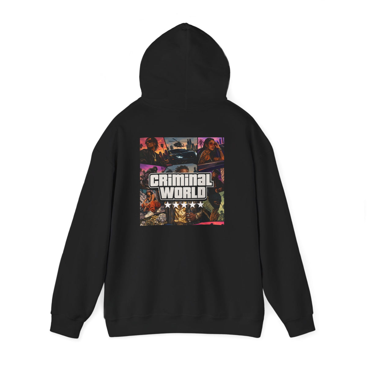 GTA 5 STARS HOODIE - CRIMINAL WORLD