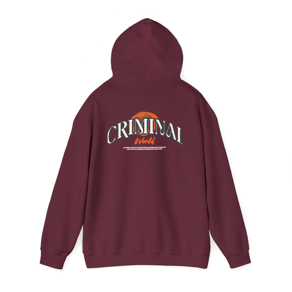 GLOBE LOGO HOODIE - CRIMINAL WORLD