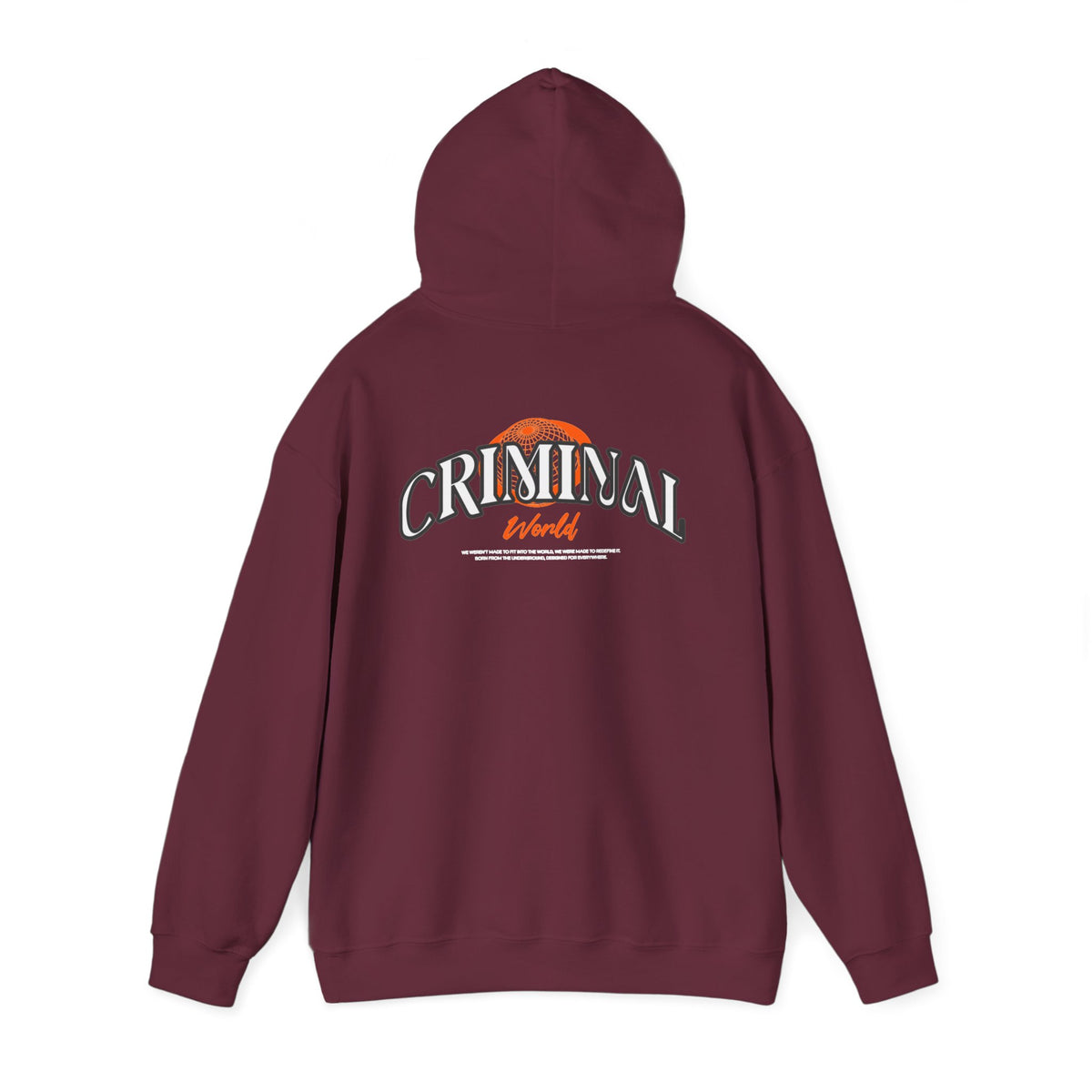 GLOBE LOGO HOODIE - CRIMINAL WORLD