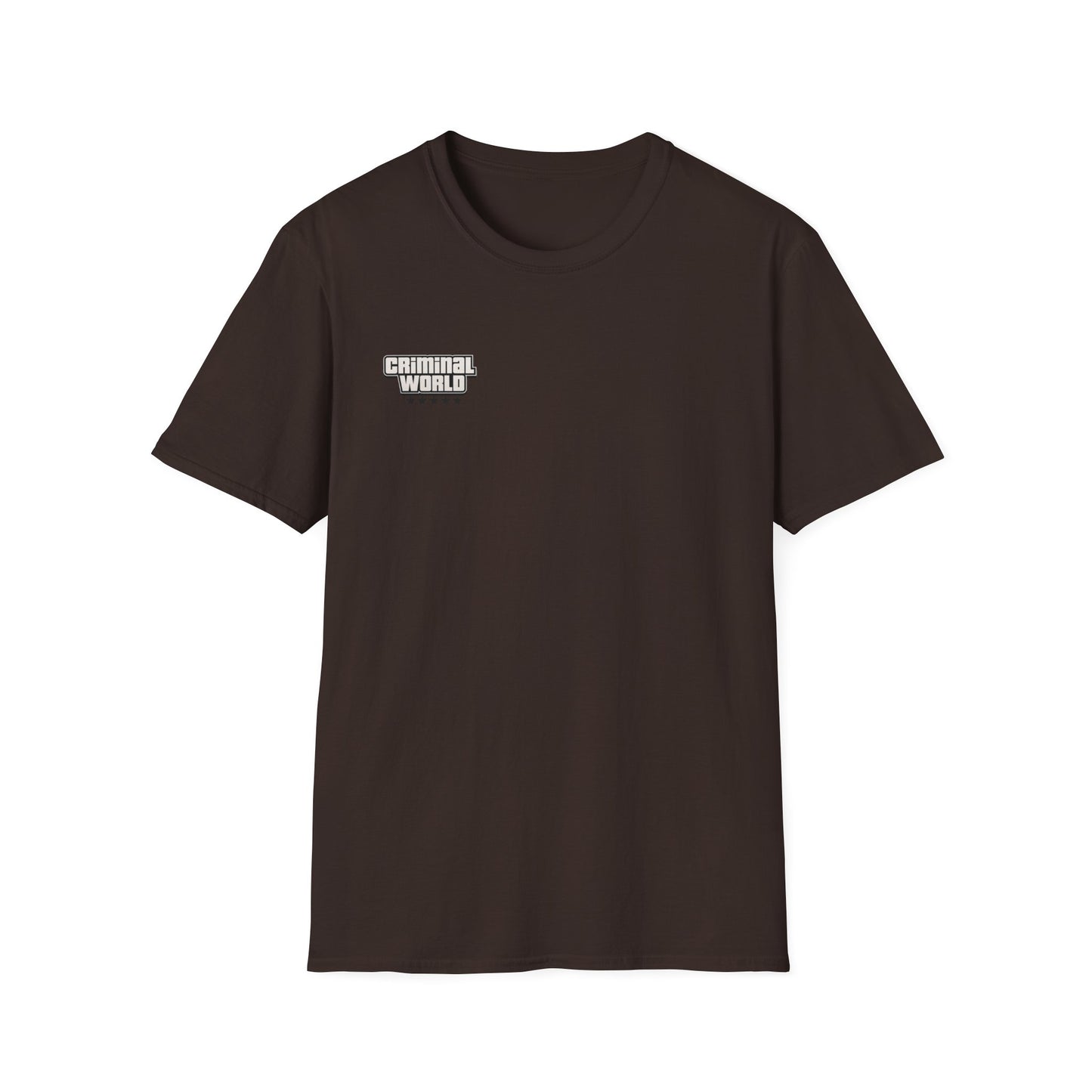 Criminal World Logo T-Shirt — Minimal Streetwear Graphic Tee