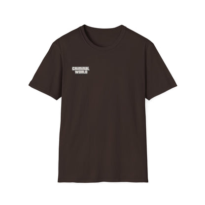 Criminal World Logo T-Shirt — Minimal Streetwear Graphic Tee