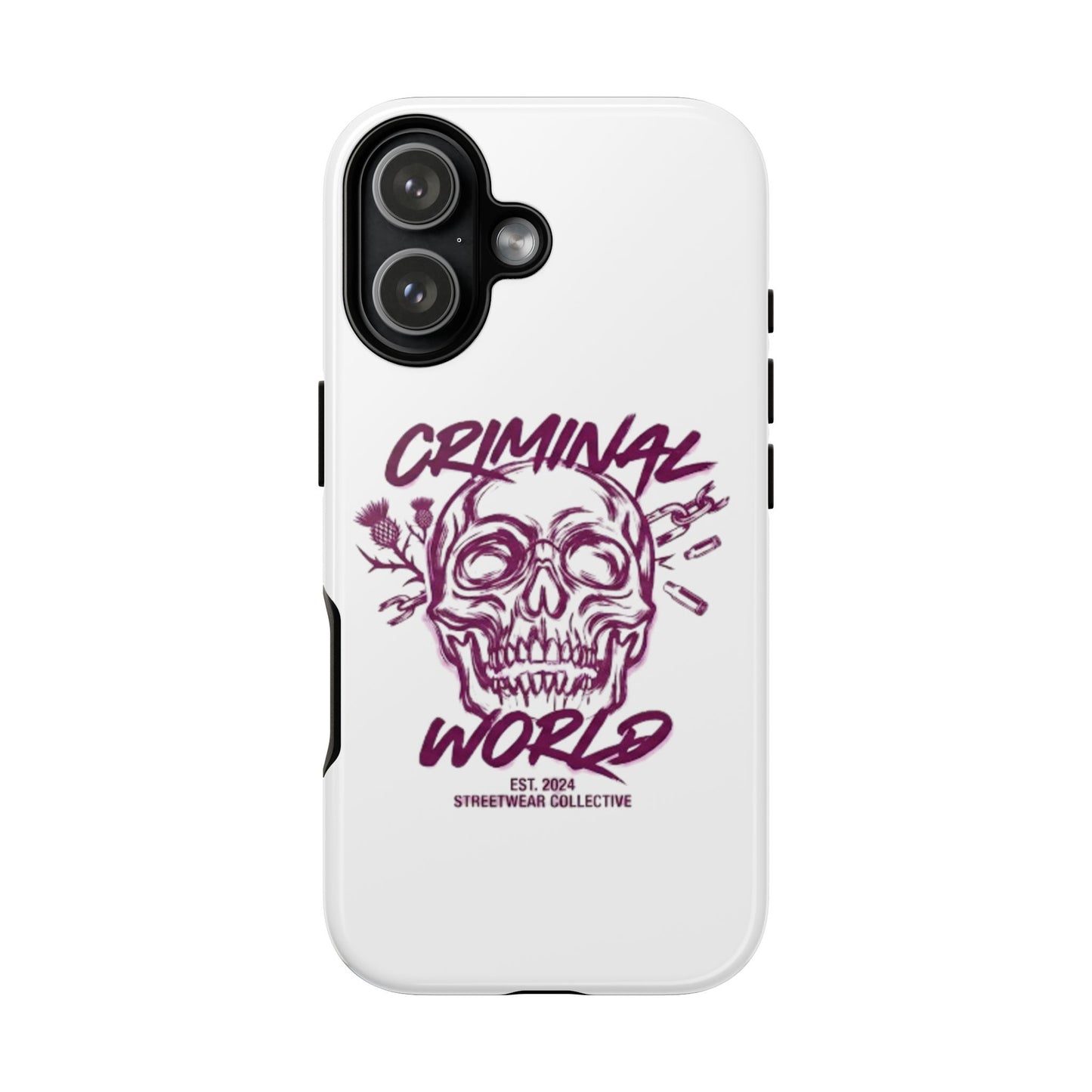 Criminal World Skull Graphic Protective Cover