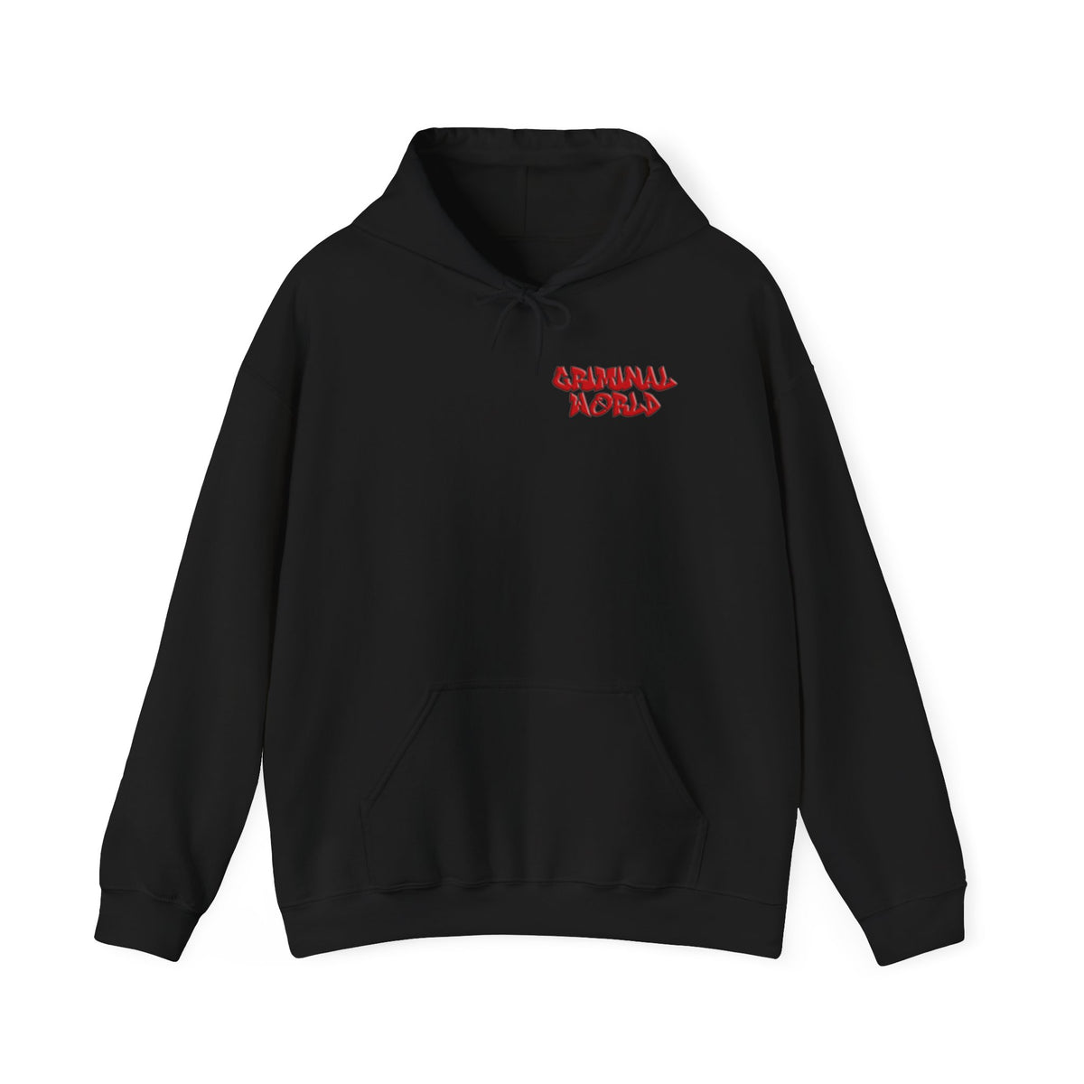 RED BALACLAVA HOODIE - CRIMINAL WORLD