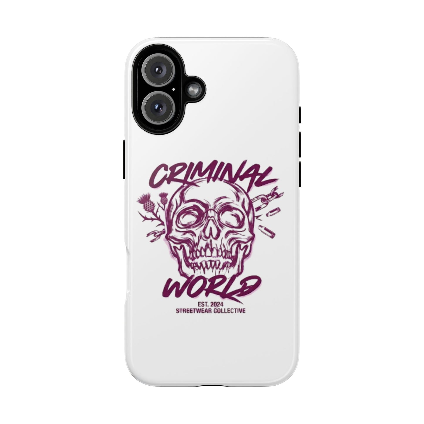 Criminal World Skull Graphic Protective Cover