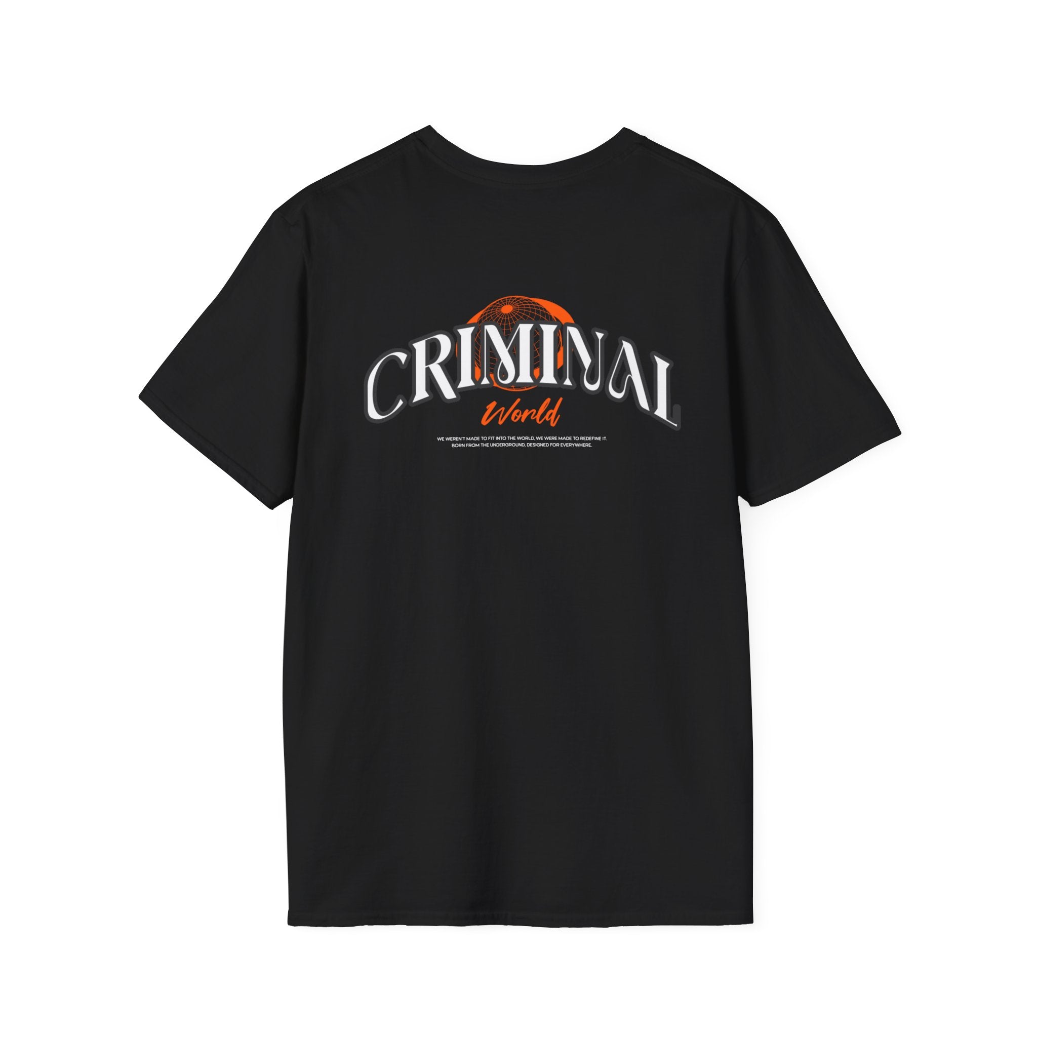GLOBE LOGO T-SHIRT - CRIMINAL WORLD