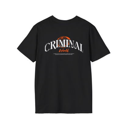 T-Shirt — Minimal Orange Ring Graphic Tee