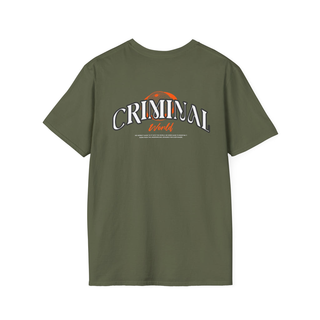 GLOBE LOGO T-SHIRT - CRIMINAL WORLD