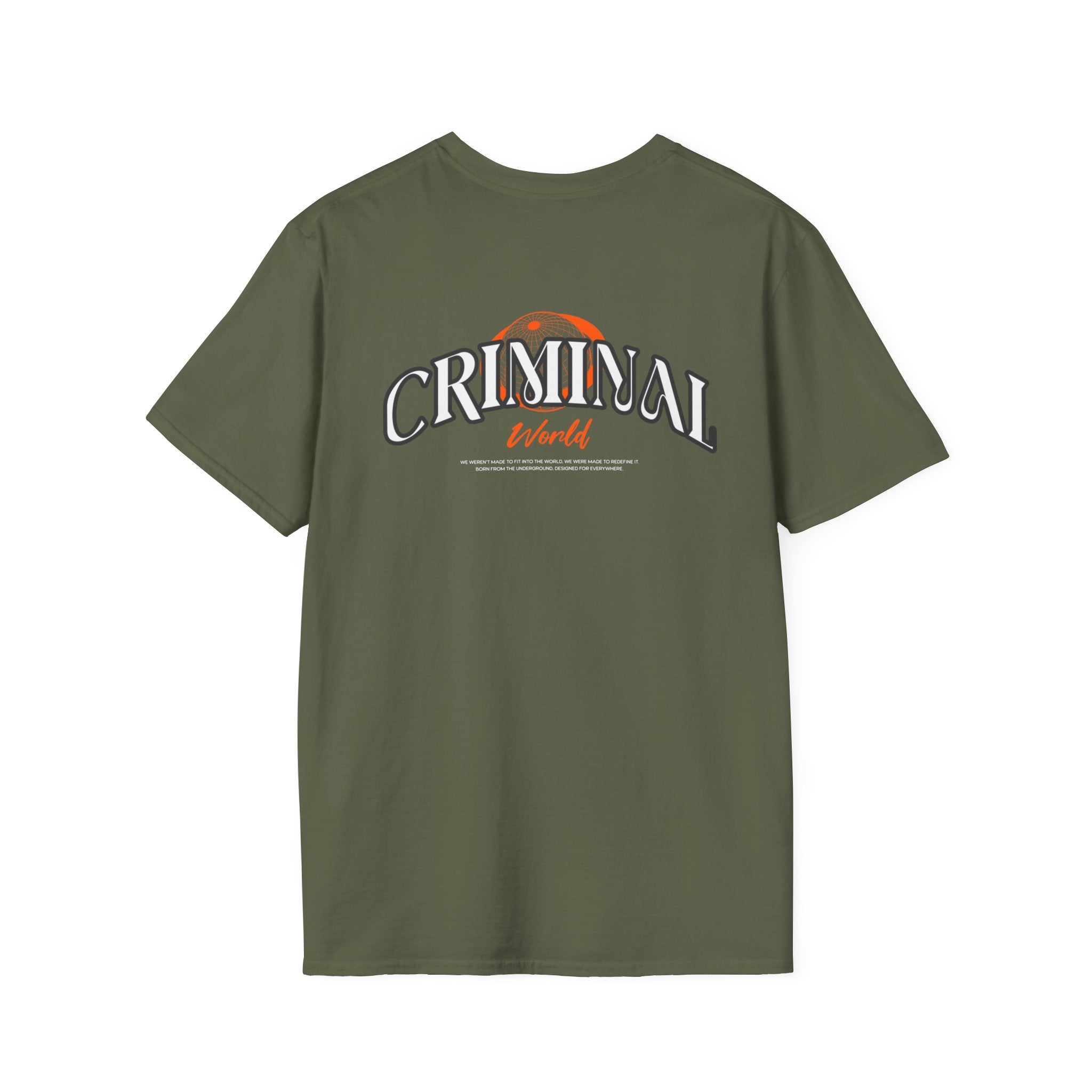 GLOBE LOGO T-SHIRT - CRIMINAL WORLD