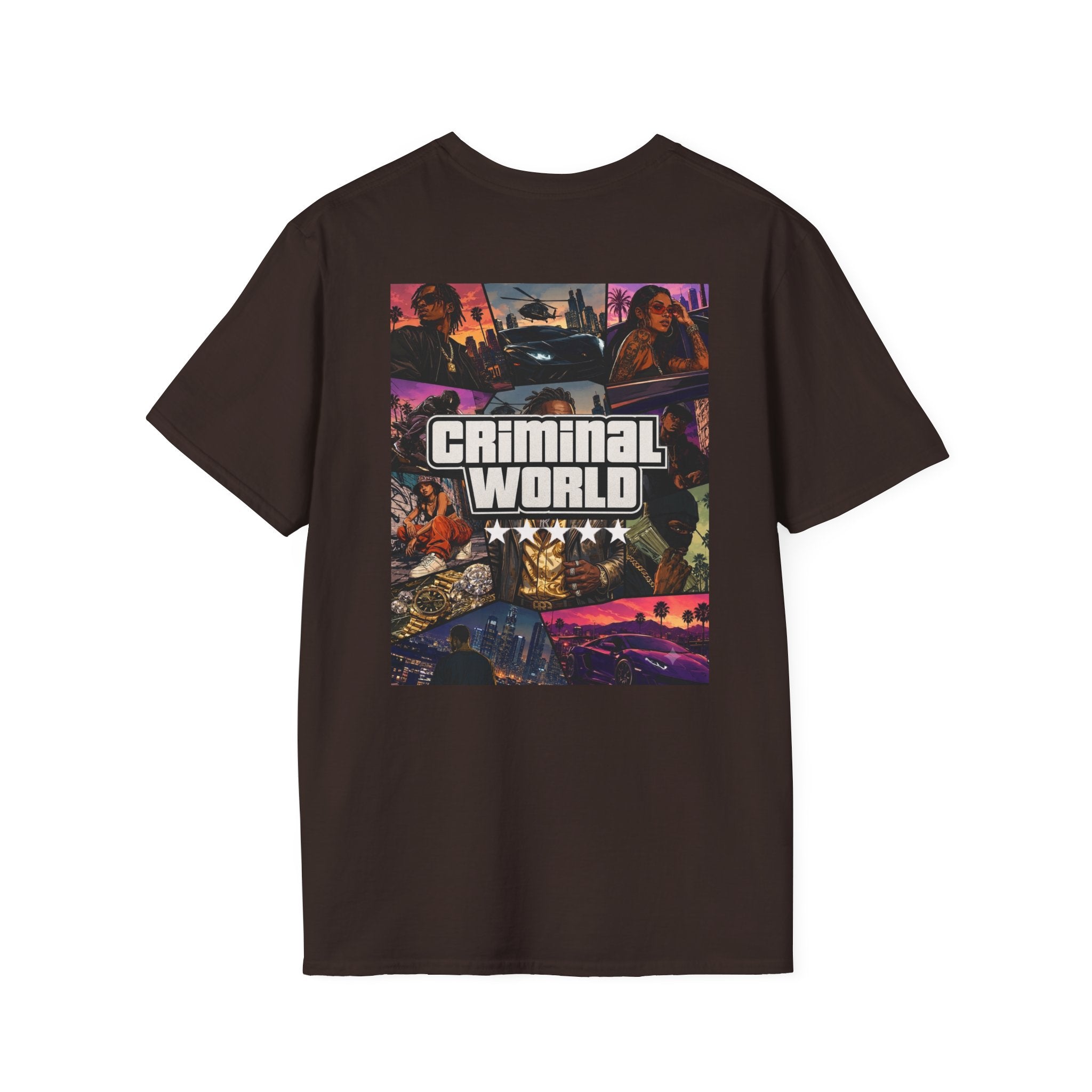 GTA 5 STARS T-SHIRT - CRIMINAL WORLD