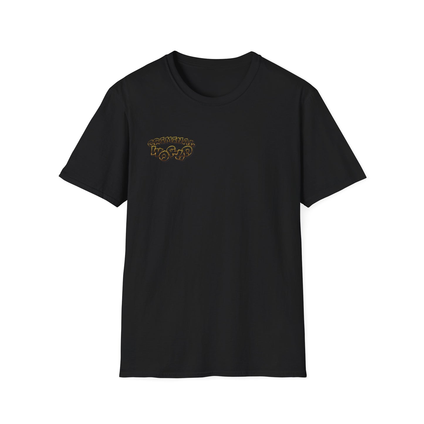 Wavy Retro 'Wow' Chest Logo T-Shirt