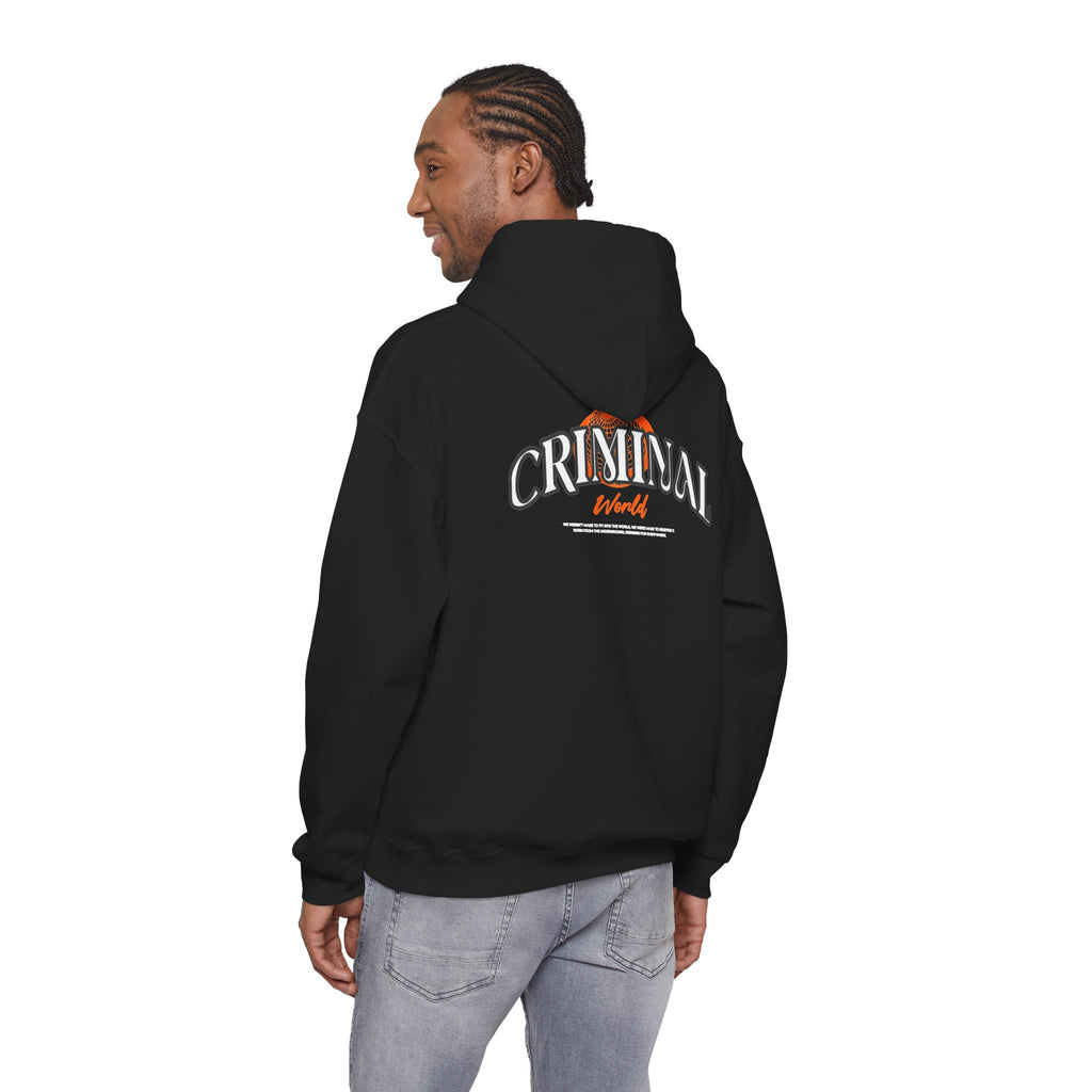 GLOBE LOGO HOODIE - CRIMINAL WORLD