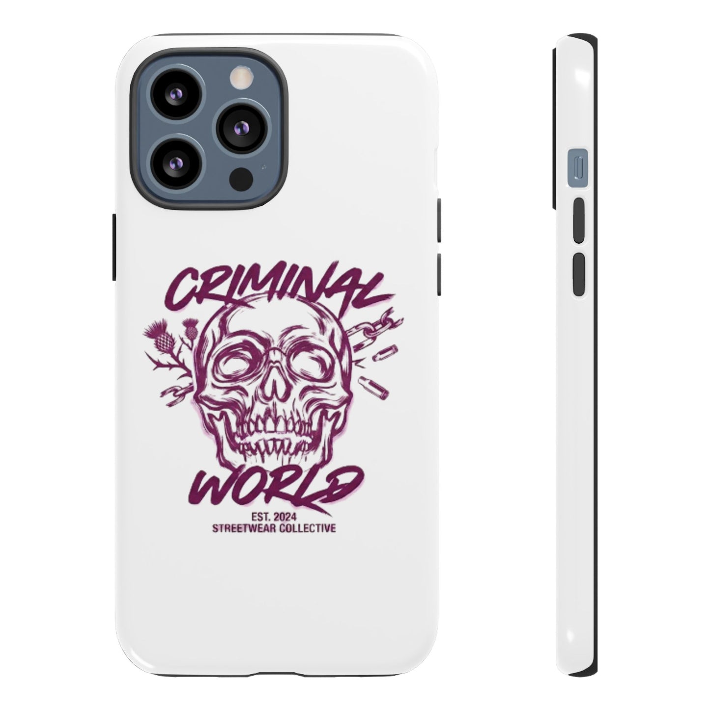 Criminal World Skull Graphic Protective Cover