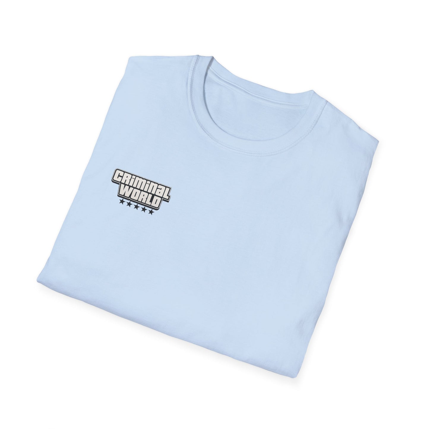 Criminal World Logo T-Shirt — Minimal Streetwear Graphic Tee