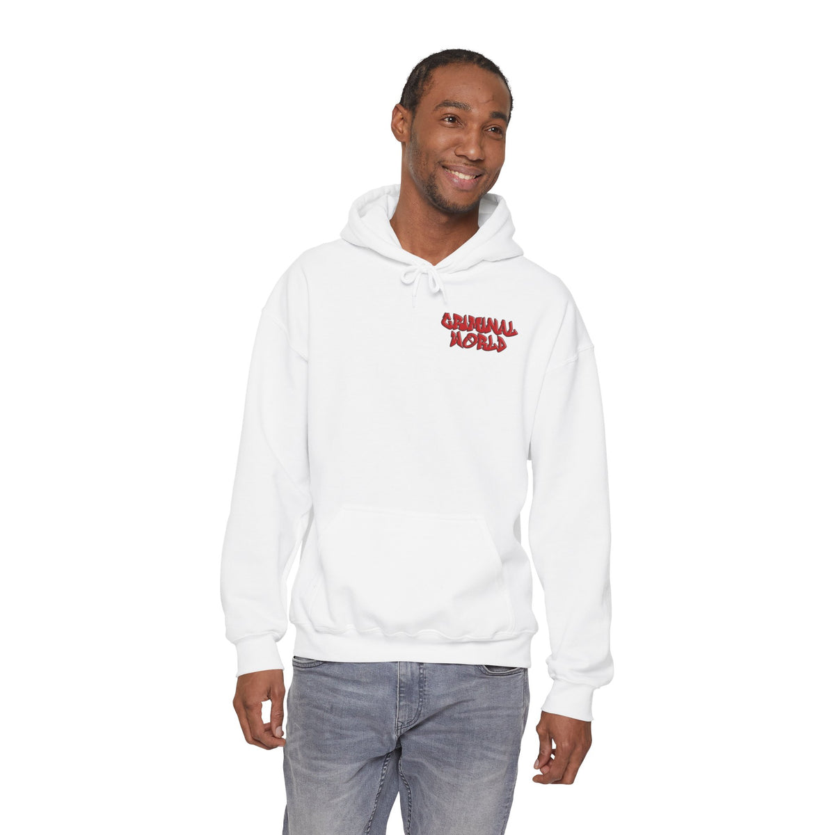 RED BALACLAVA HOODIE - CRIMINAL WORLD