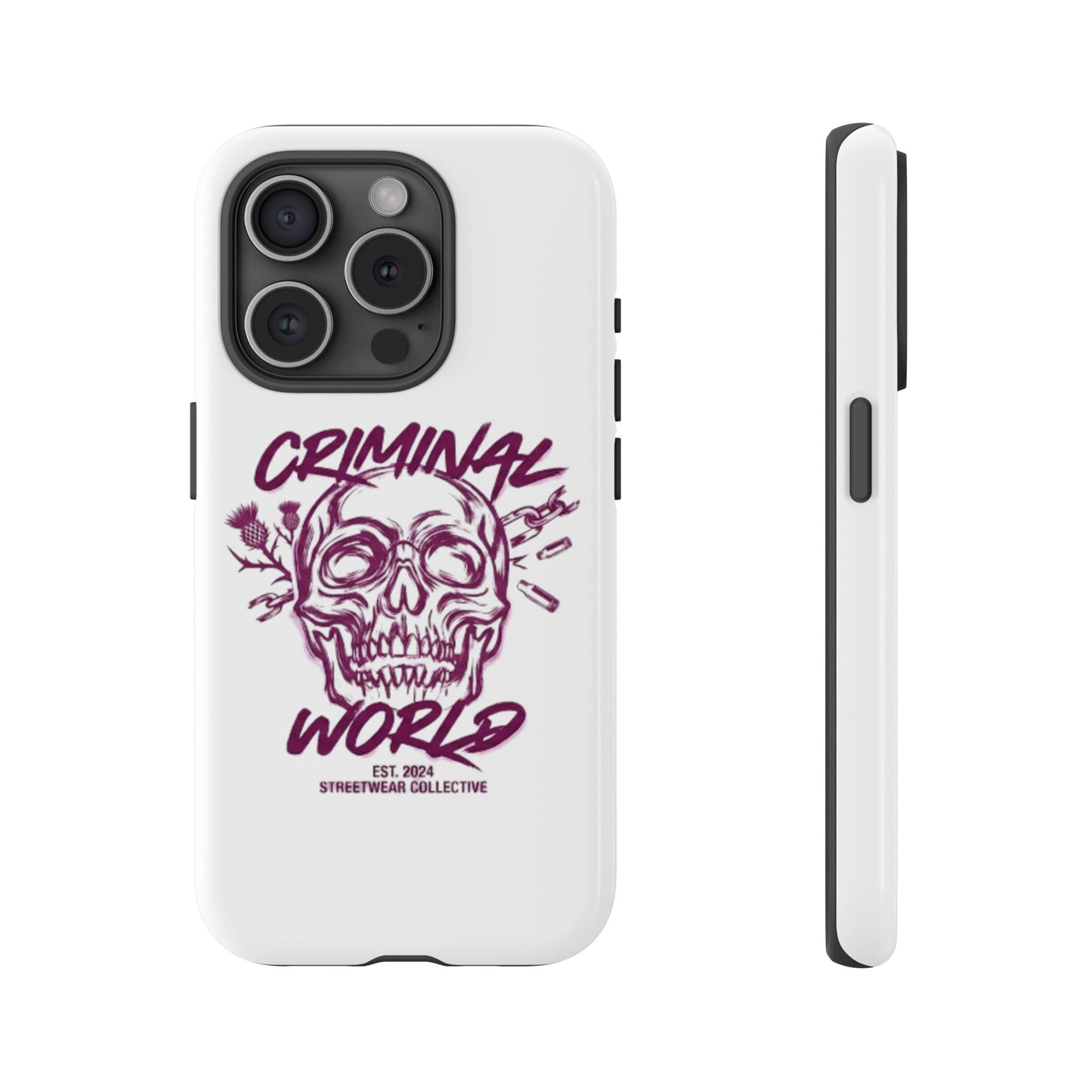 Criminal World Skull Graphic Protective Cover