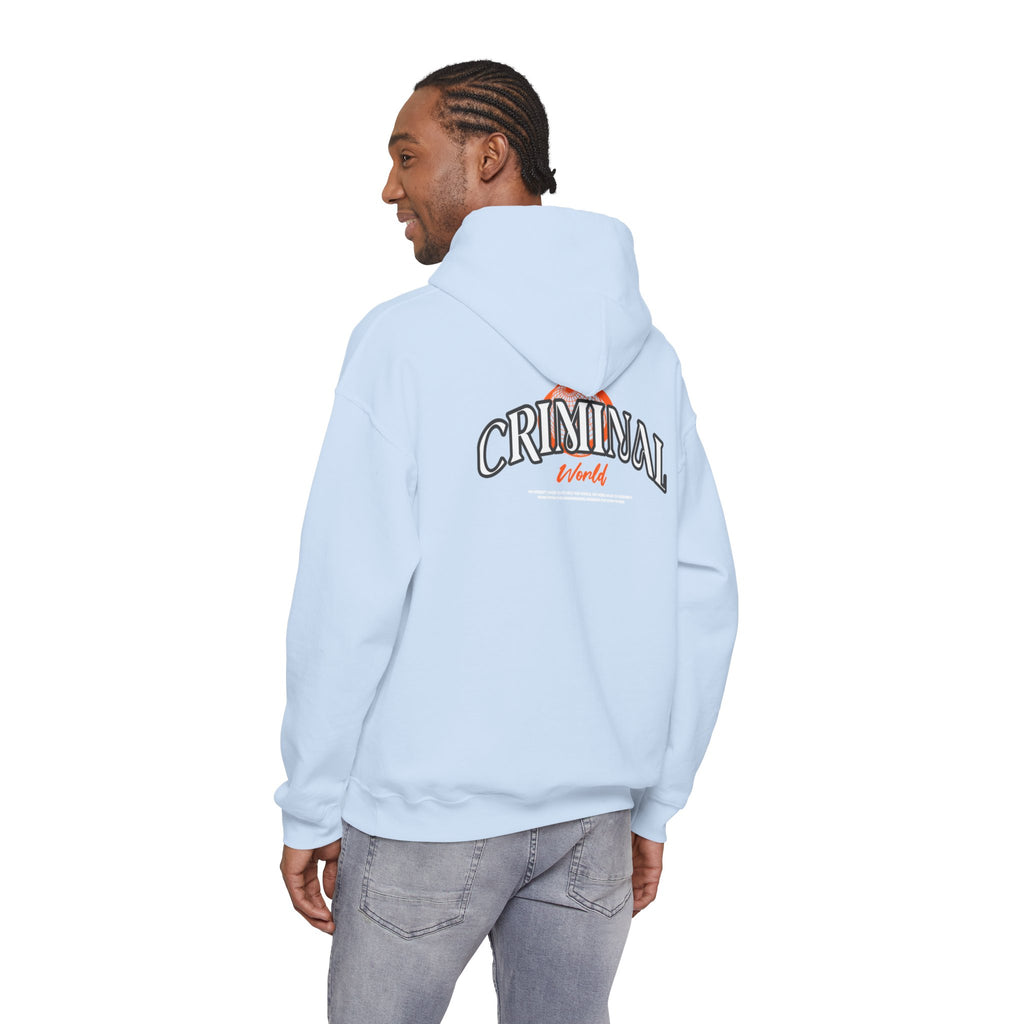 GLOBE LOGO HOODIE - CRIMINAL WORLD