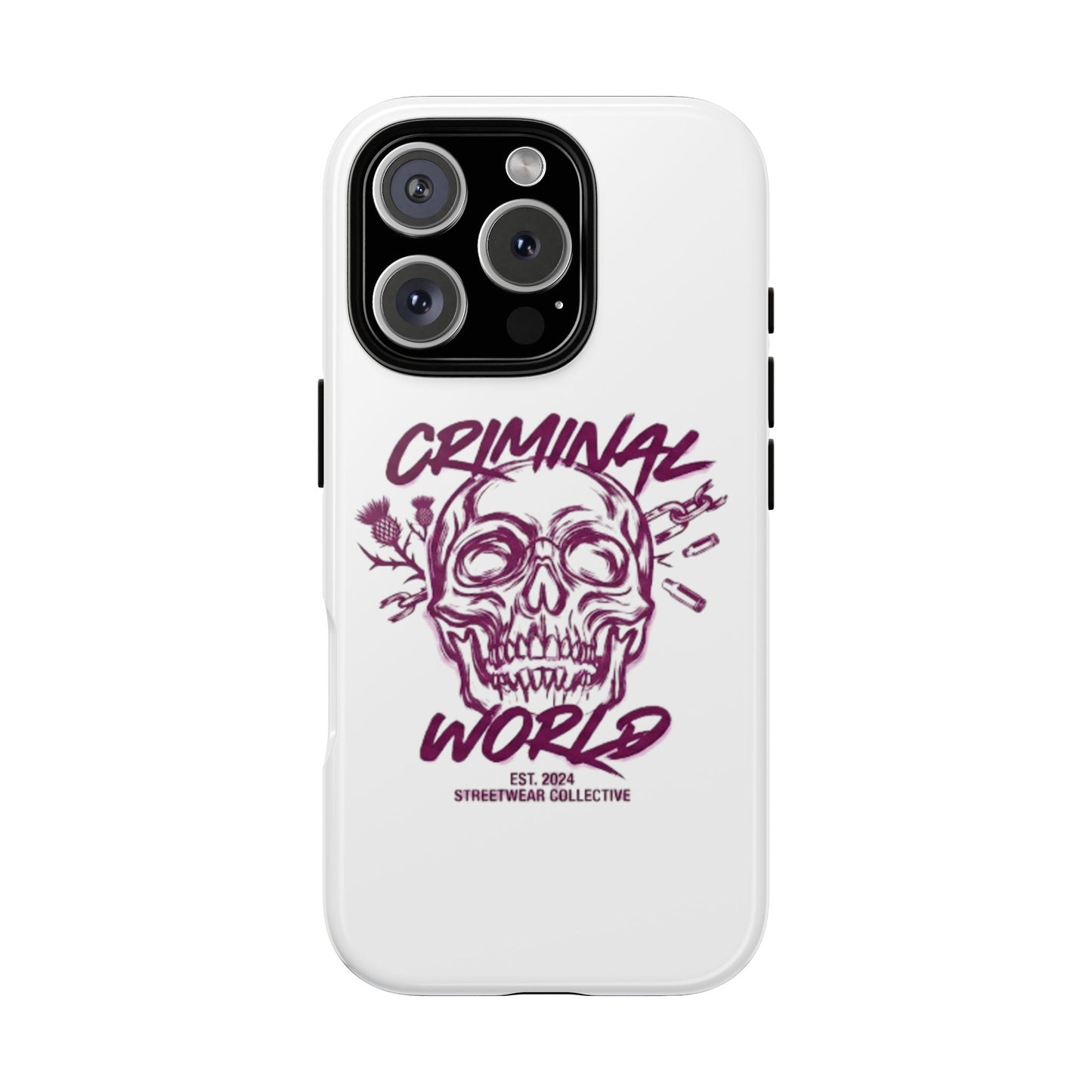 Criminal World Skull Graphic Protective Cover