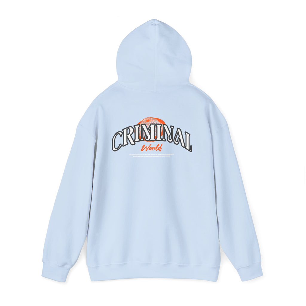 GLOBE LOGO HOODIE - CRIMINAL WORLD