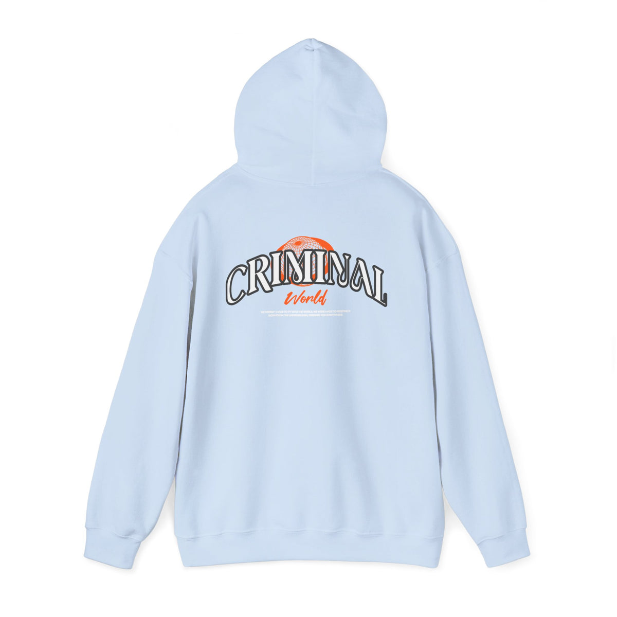 GLOBE LOGO HOODIE - CRIMINAL WORLD