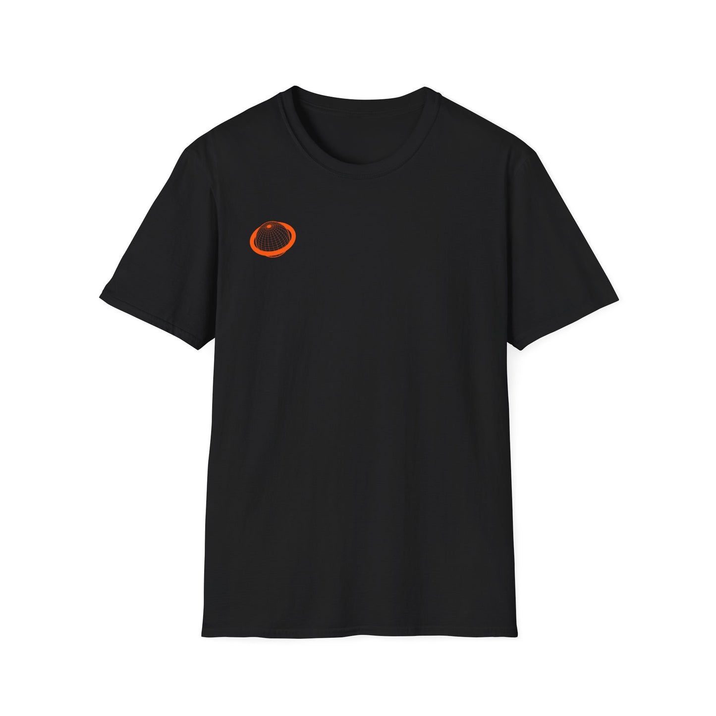 T-Shirt — Minimal Orange Ring Graphic Tee