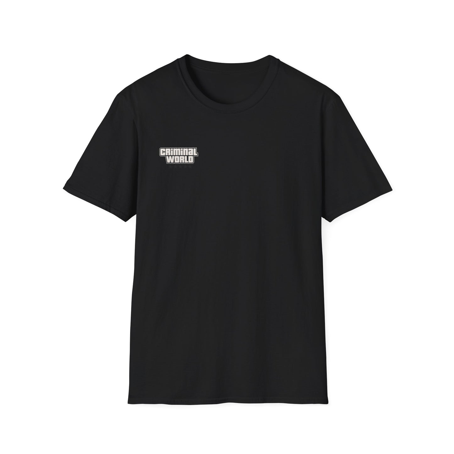 Criminal World Logo T-Shirt — Minimal Streetwear Graphic Tee