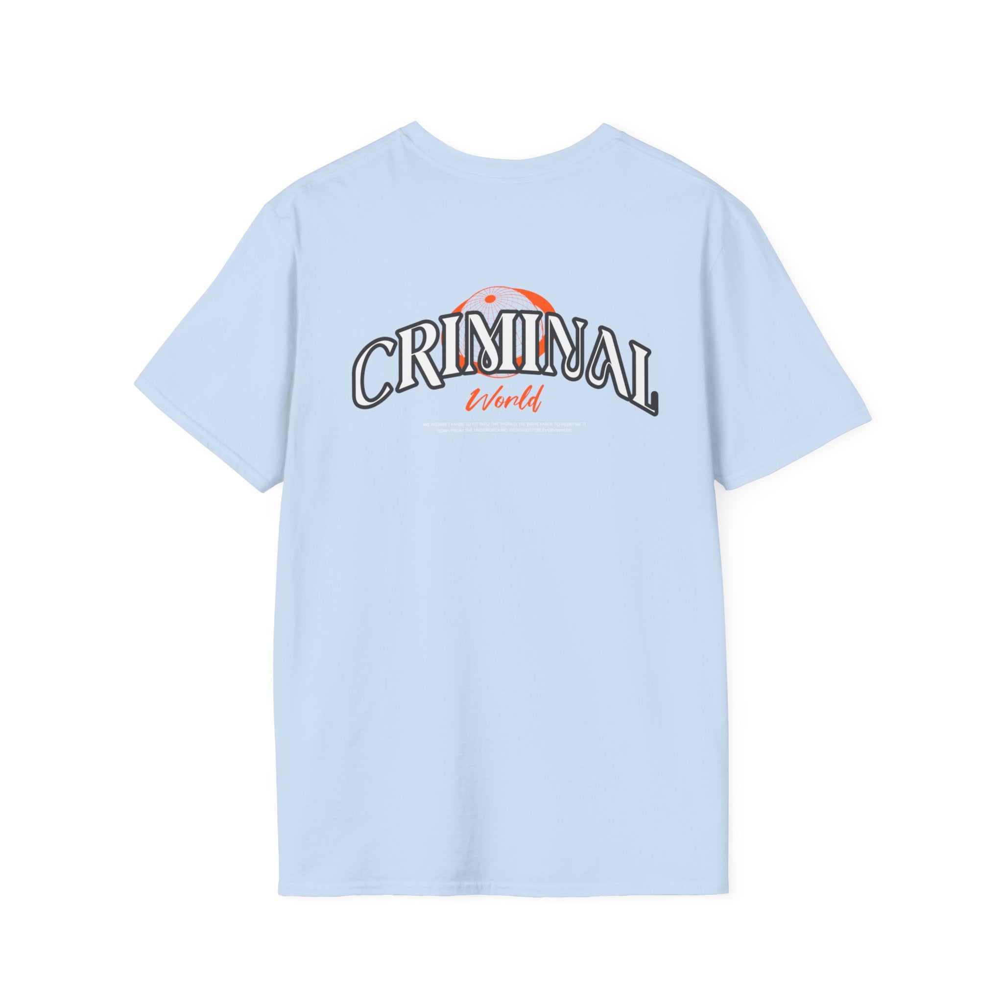 GLOBE LOGO T-SHIRT - CRIMINAL WORLD
